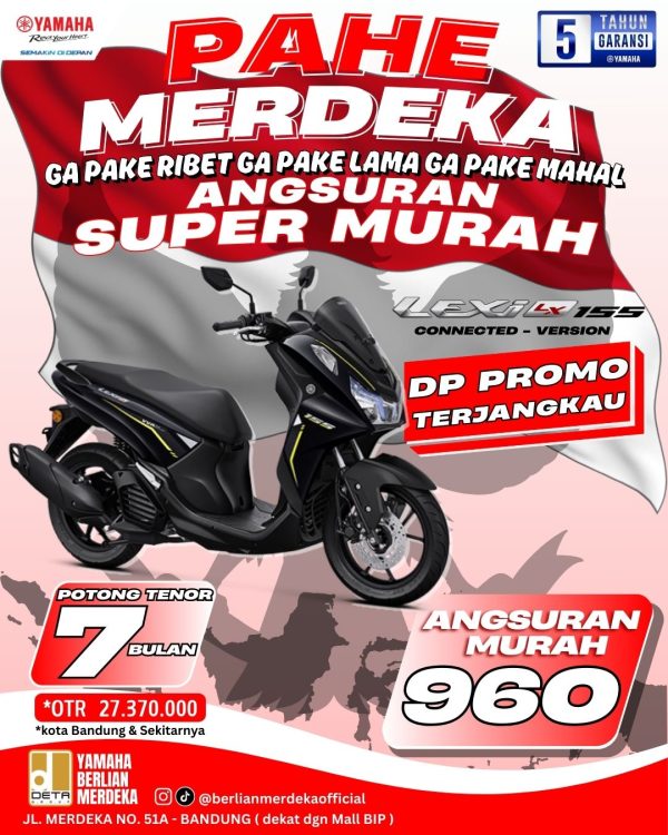 Promo Yamaha Lexi LX Connected