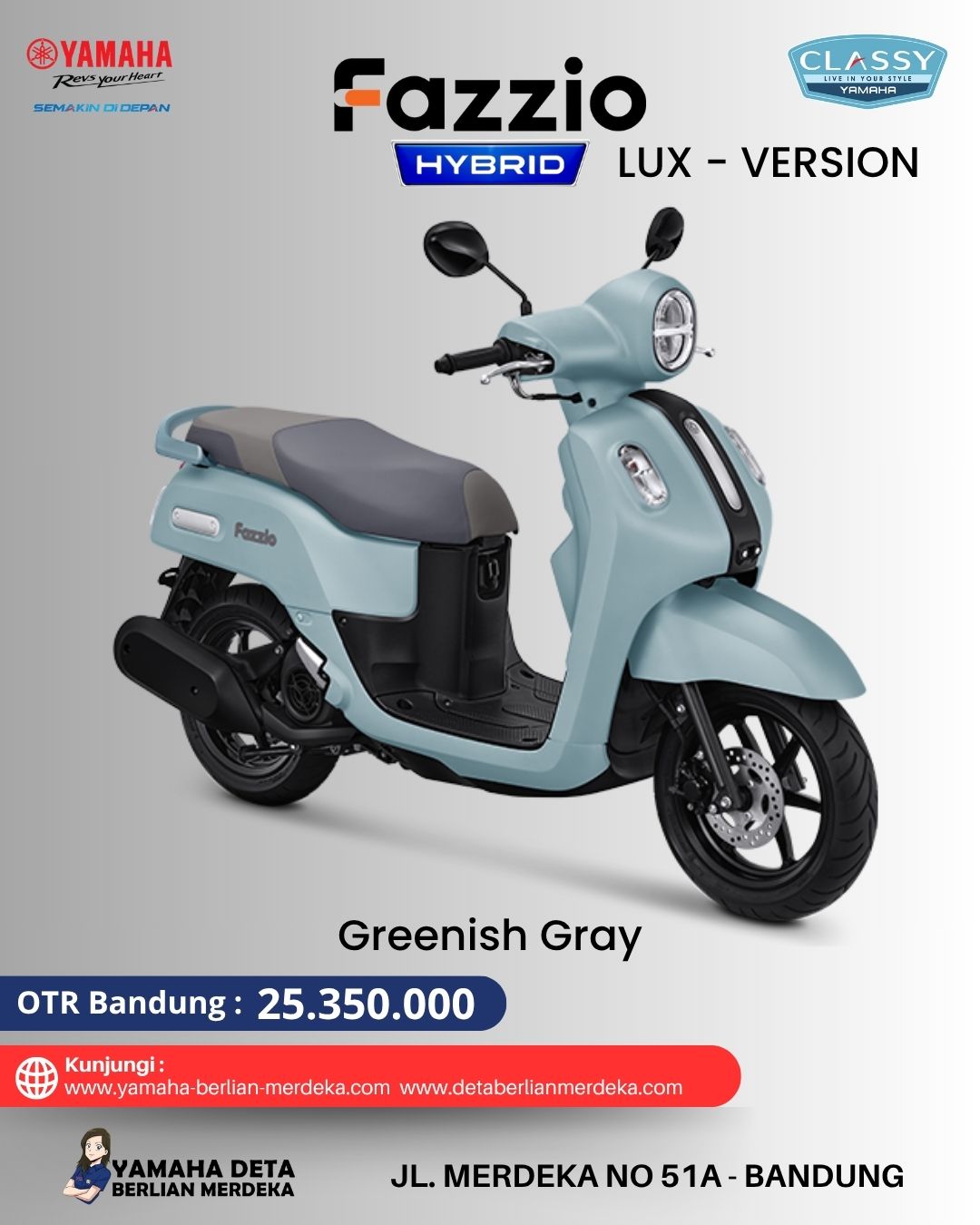 Yamaha Fazzio Hybrid Lux - Image 3