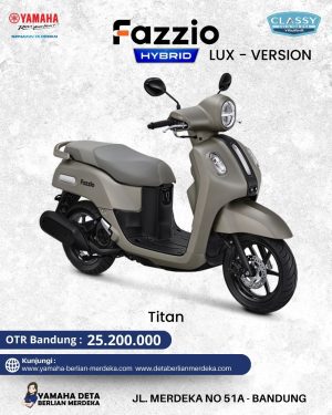 Alternative view of Yamaha Fazzio Hybrid Lux