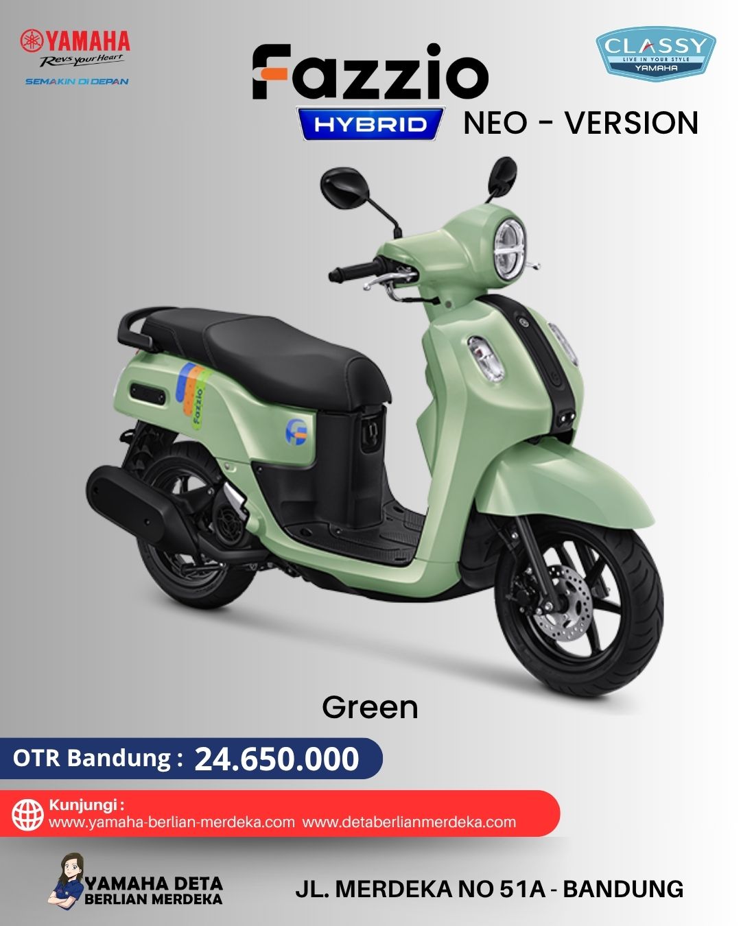 Yamaha Fazzio Hybrid Neo - Image 4