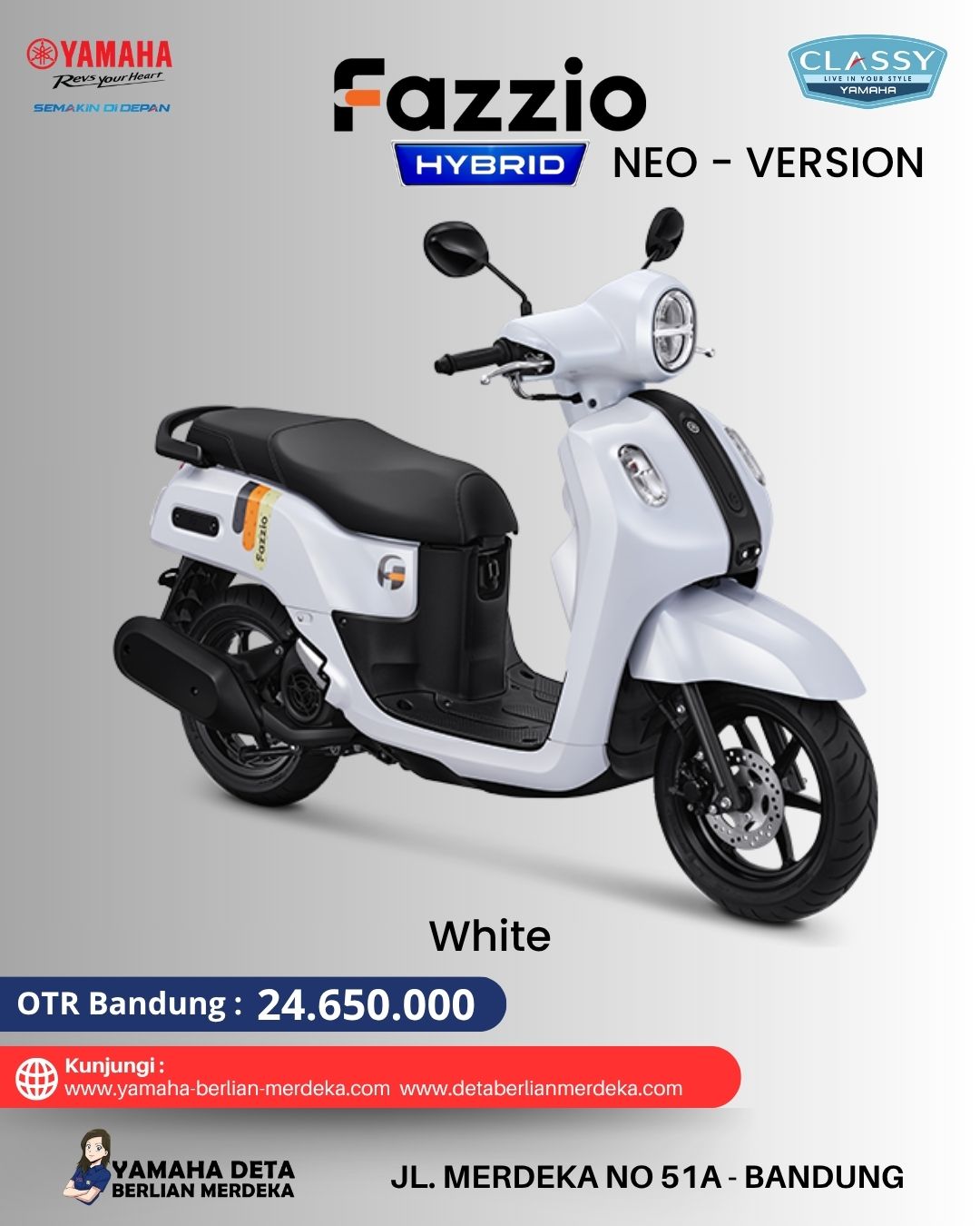 Yamaha Fazzio Hybrid Neo - Image 2