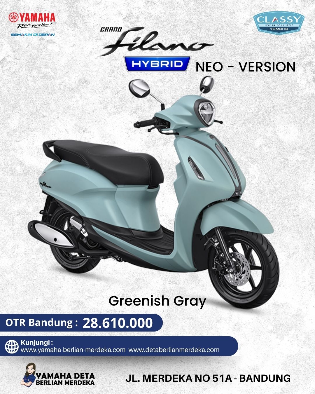 Yamaha Grand Filano Neo - Image 3