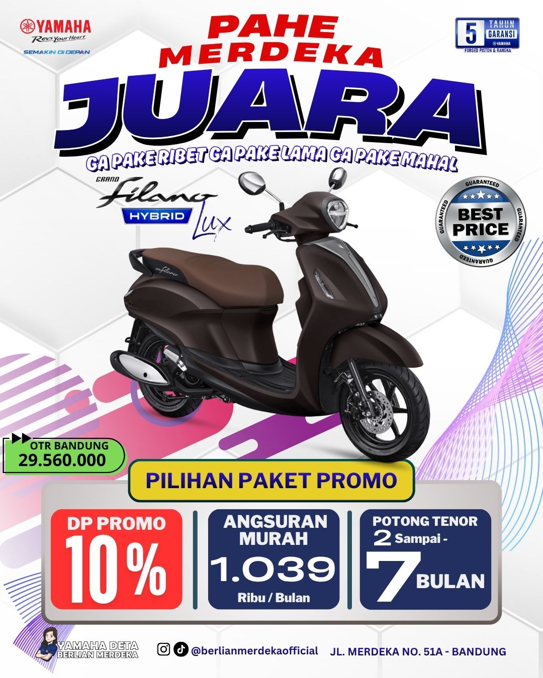 Yamaha Grand Filano Lux