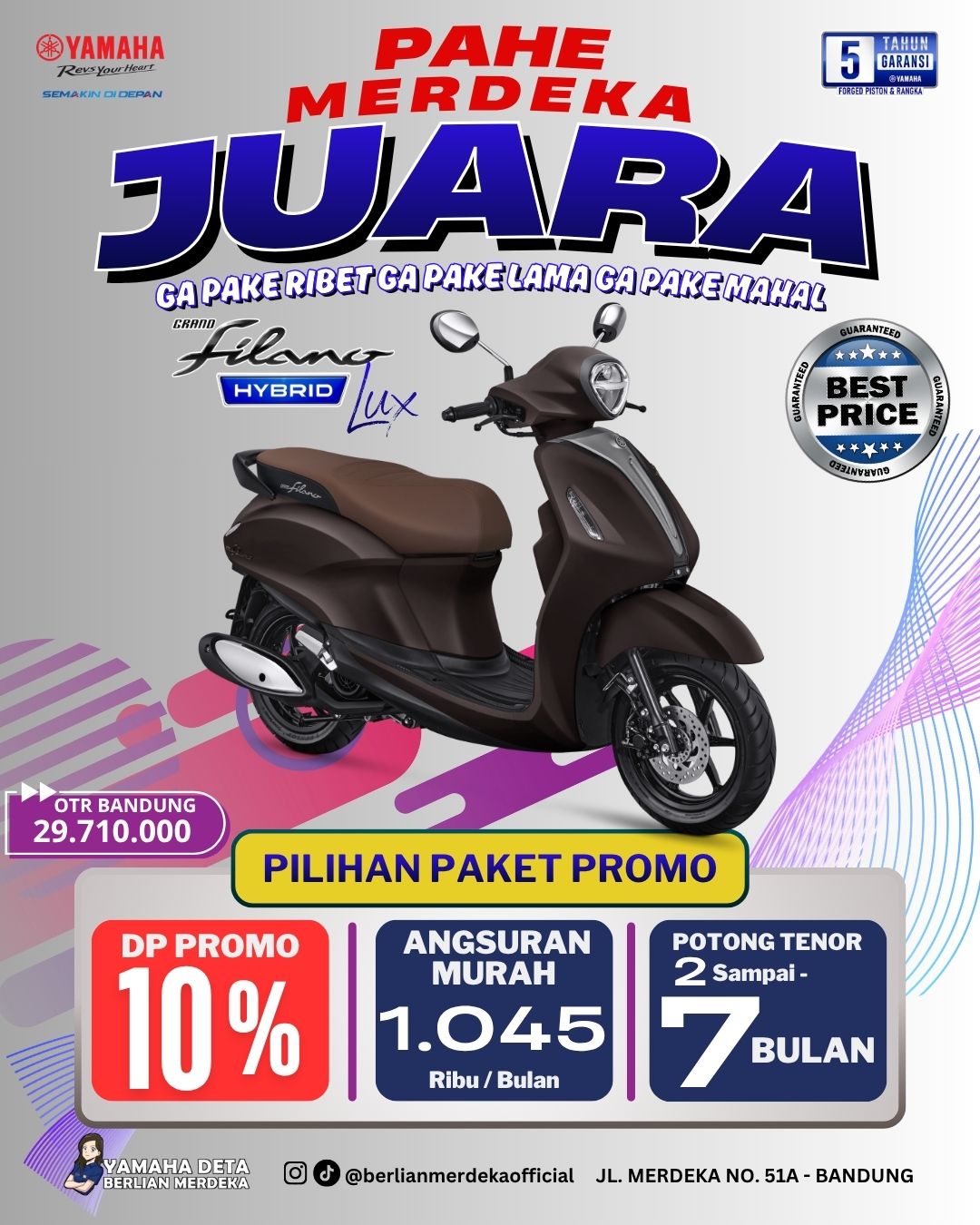 Yamaha Grand Filano Lux