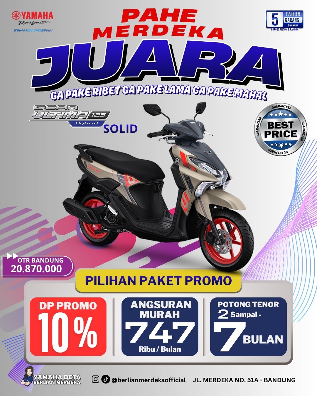 Yamaha Gear Ultima Solid Hybrid