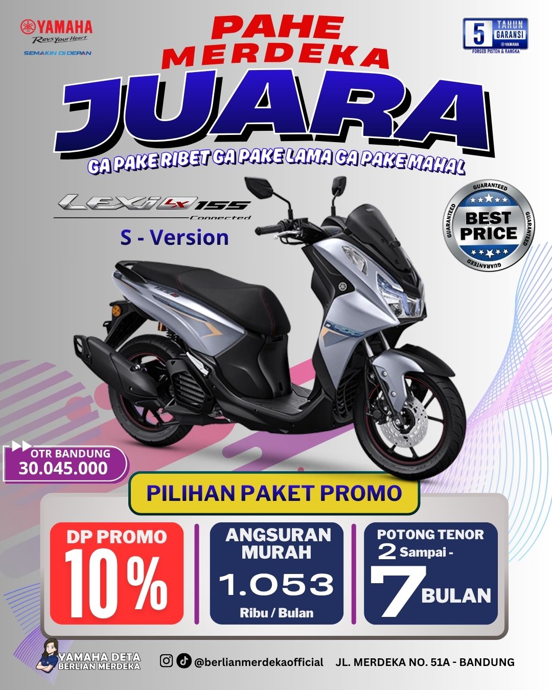 Yamaha Lexi LX S 155 Connected