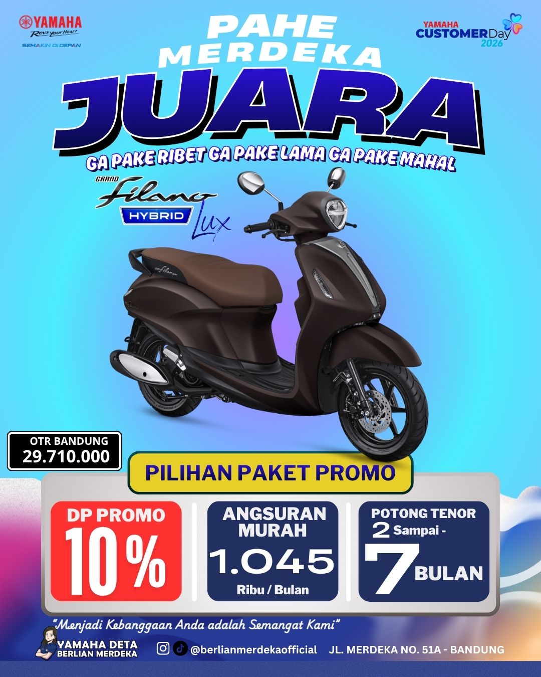 Yamaha Grand Filano Lux