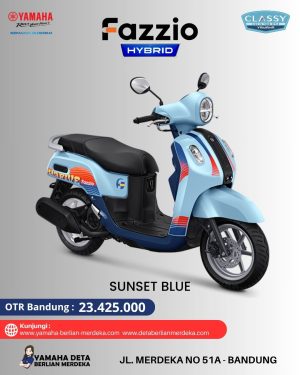 Alternative view of Yamaha Fazzio Hybrid Sanset Blue